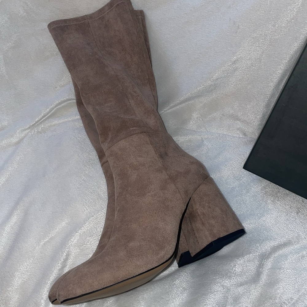 NWT Anthropologie Silent D ROSEMARY Boot in Taupe - Picture 10 of 12
